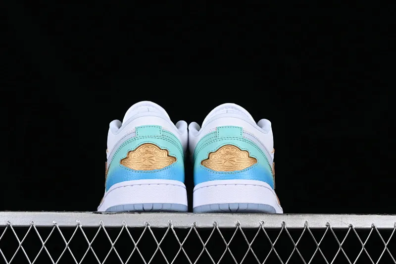 All categories Air Jordan Jordan series basketball shoes Air Jordan 1 Low G version pure original Air Jordan 1 Low AJ1 Joe 1 sea salt blue low-top cultural casual sneakers FN8899-131